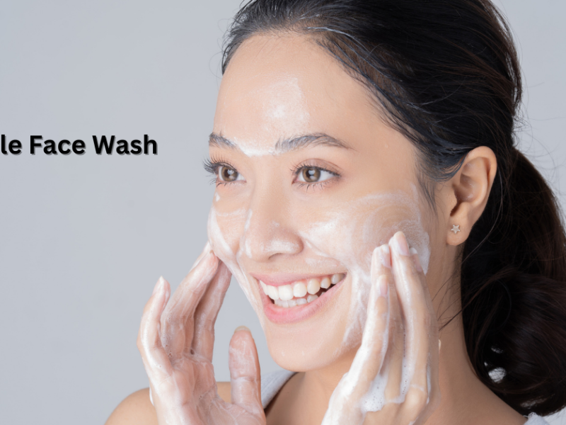 simple skin care face wash